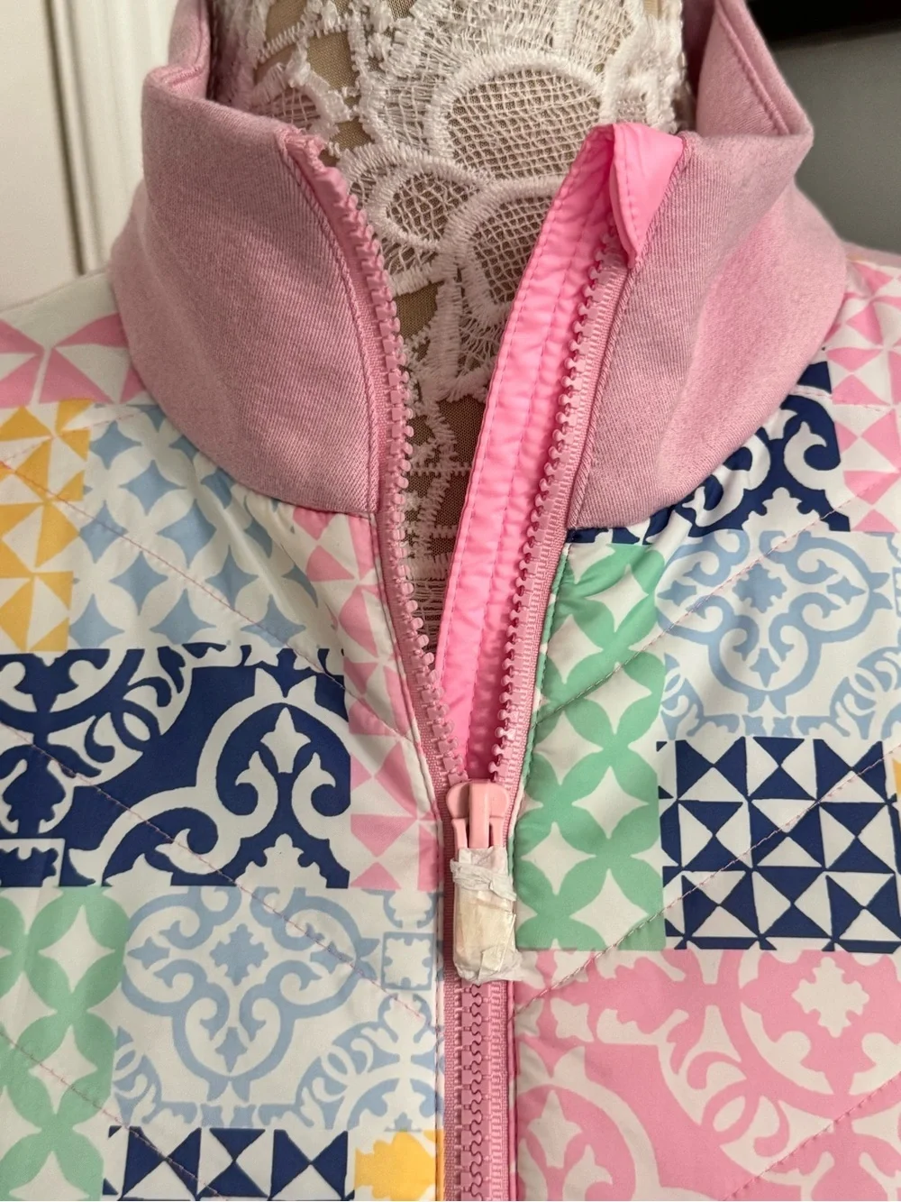 RLX Ralph Lauren Patchwork Quilted Golf Jacket Large NWT